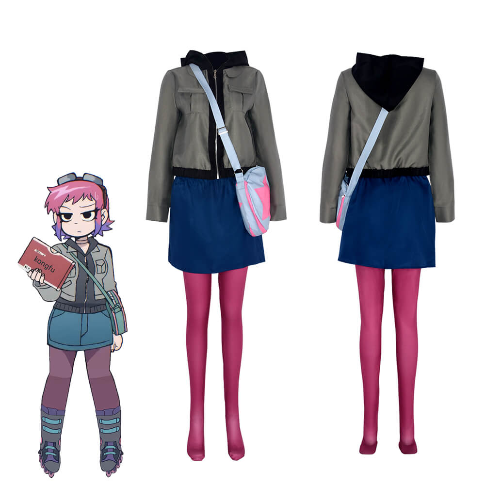 Scott Pilgrim Takes Off Ramona Flowers Cosplay Costume Takerlama