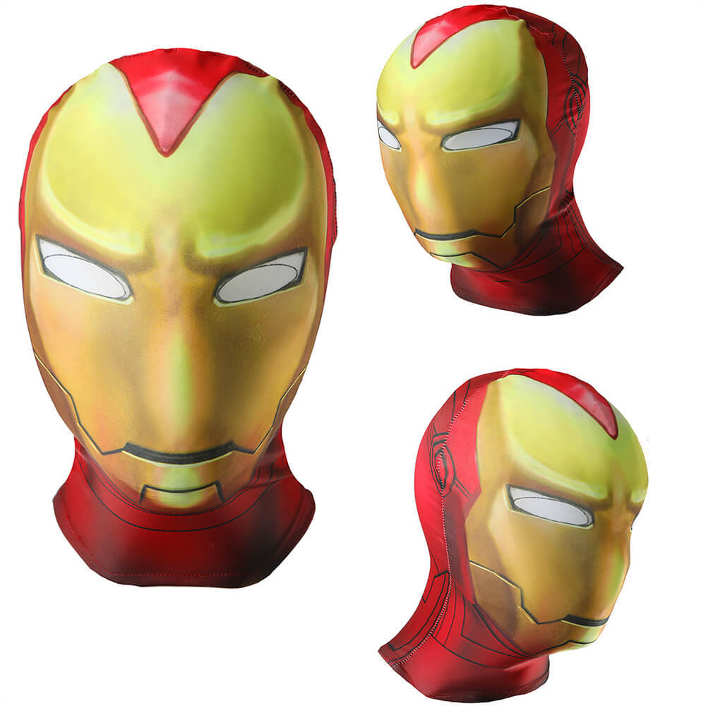Iron Man Classic Cosplay Costume Marvel Superhero the Avengers Red Bodysuit Adults Kids Takerlama