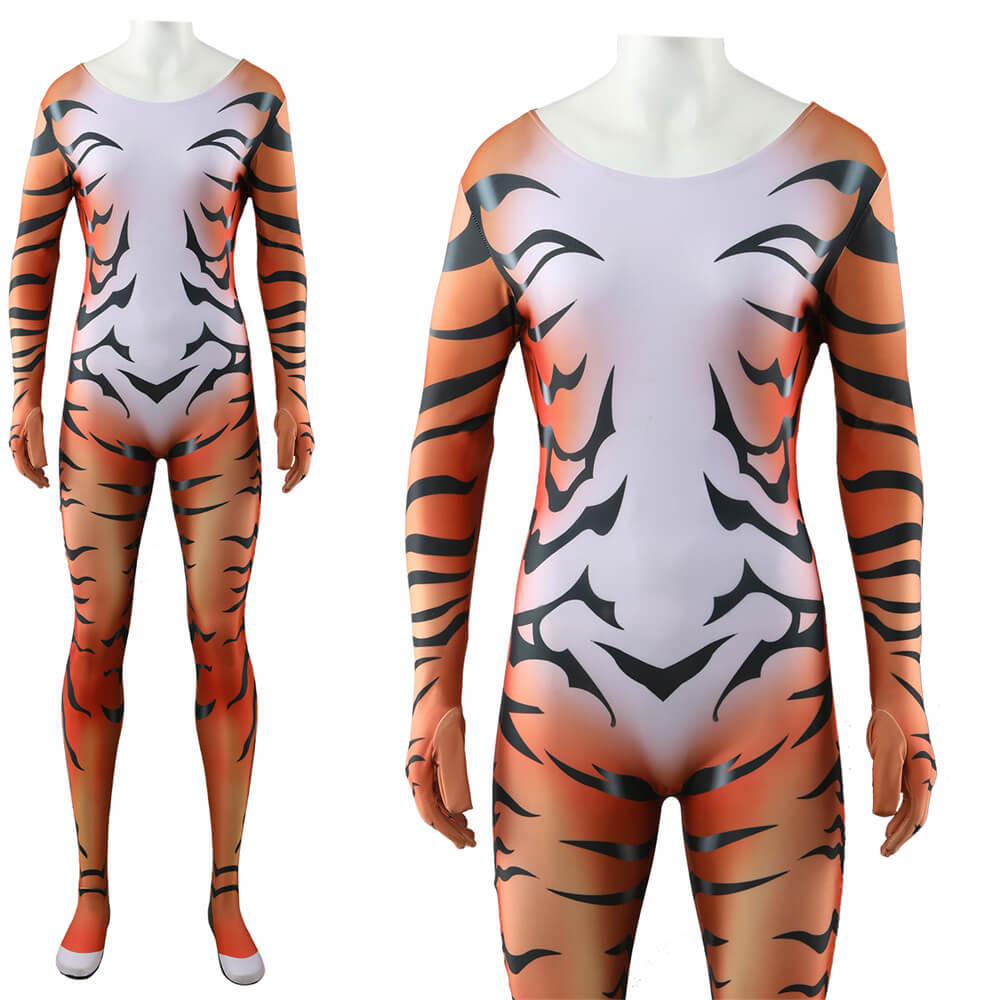 Takerlama Red Black Cat Jumpsuit  MJTiger Cosplay Costume Marvel Comic