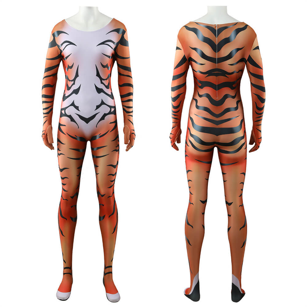 Takerlama Red Black Cat Jumpsuit  MJTiger Cosplay Costume Marvel Comic