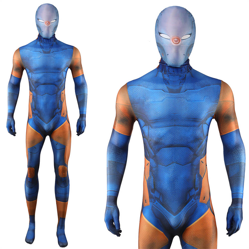 Takerlama Metal Gear Solid Cyborg Ninja Gray Fox Cosplay Costume Bodysuit Adults Kids