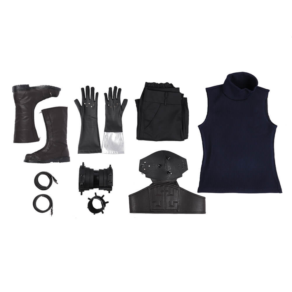Cloud Strife Costume Final Fantasy VII FF7 PS4 Game Reset Version Cosplay Suit Takerlama