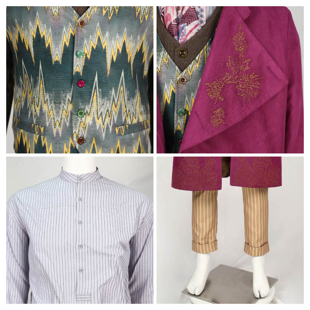 Takerlama Willy Wonka Costume 2023 Charlie and The Chocolate Factory Deluxe