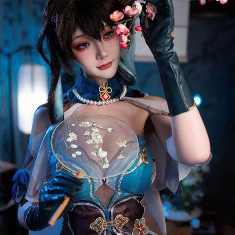 Takerlama Honkai: Star Rail Ruan Mei Cosplay Costume Deluxe