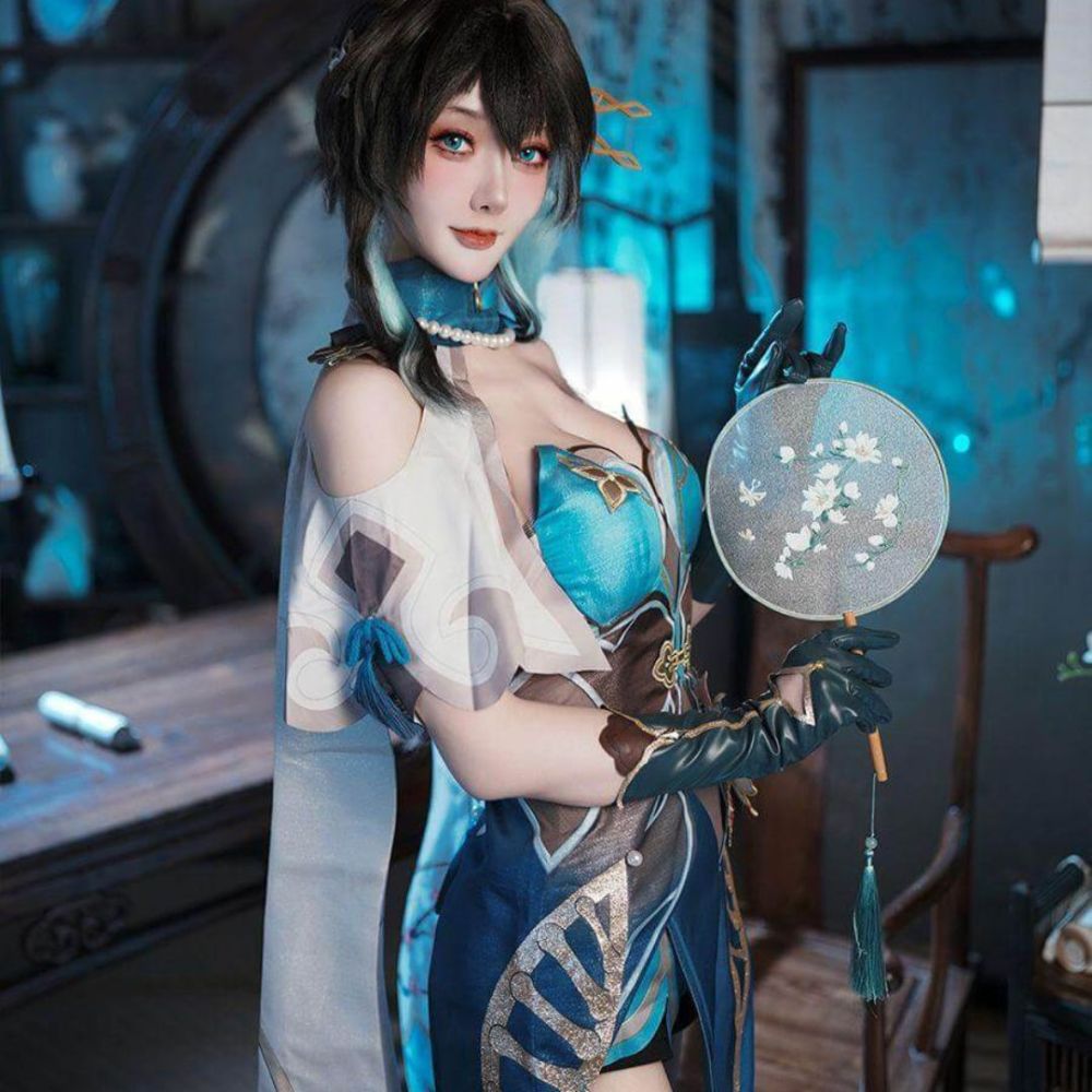 Takerlama Honkai: Star Rail Ruan Mei Cosplay Costume Deluxe