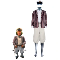 Takerlama Wonka 2023 Oompa Loompa Cosplay Costume Kids Adult