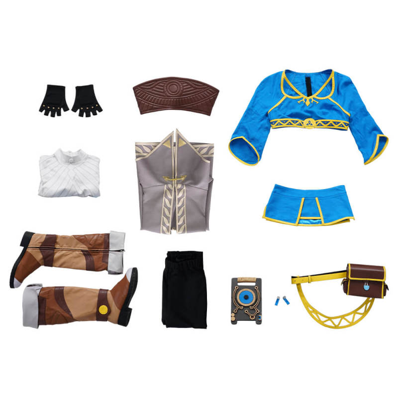 The Legend of Zelda Tears of the Kingdom Princess Zelda Cosplay Costume Deluxe