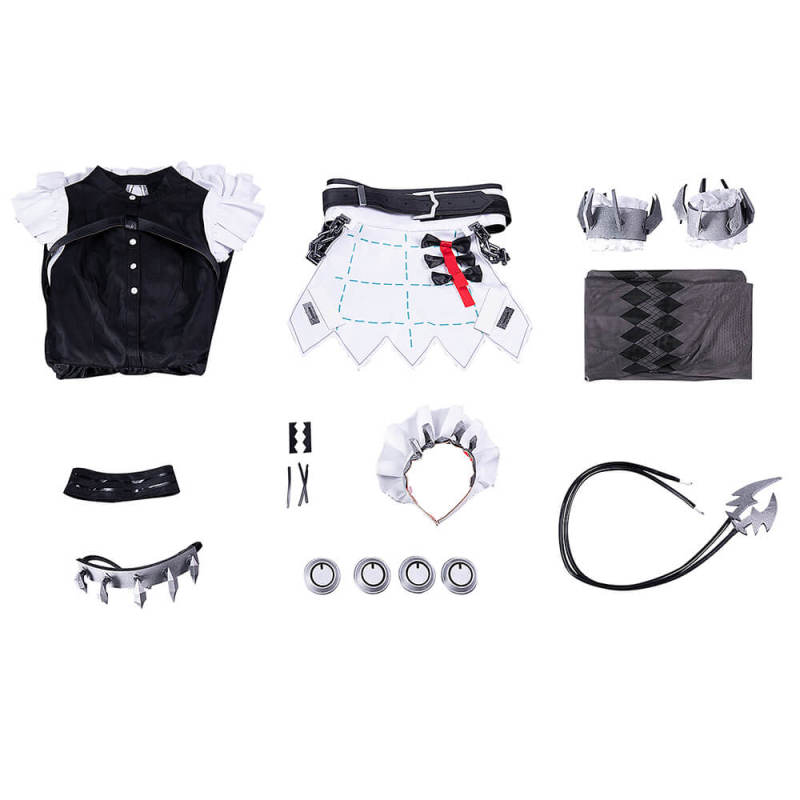 Takerlama Zenless Zone Zero Ellen Joe Maid Dress Cosplay Costume