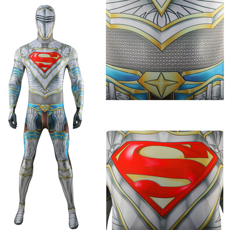 Takerlama Kal-El Superman Dark Knights of Steel Cosplay Costume Adults Kids