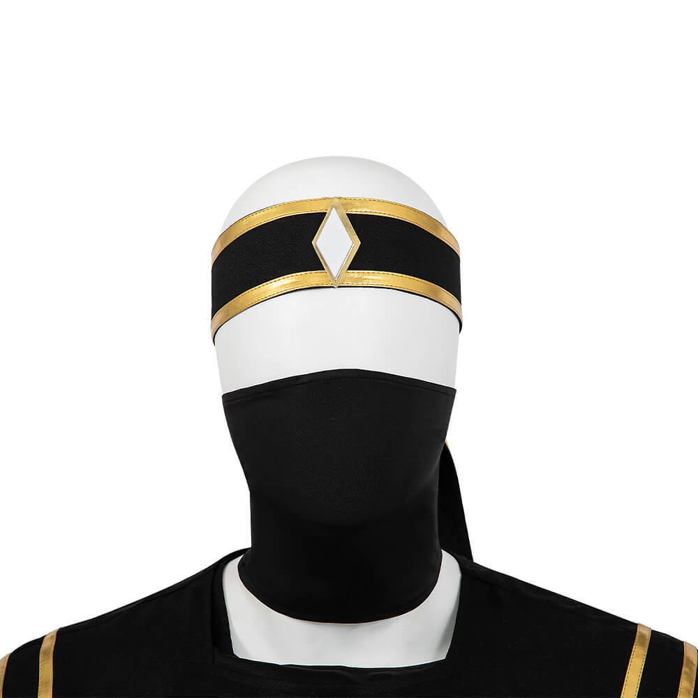 Takerlama Mighty Morphin Black Power Ranger Costume