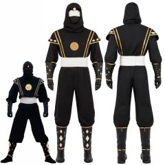 Takerlama Mighty Morphin Black Ninja Ranger Costume