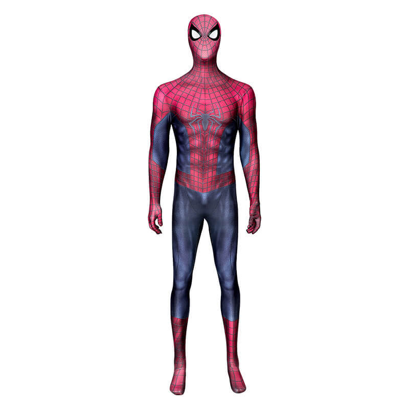 Takerlama The Amazing Spider-Man 2 Cosplay Costume Superhero Jumpsuit With Mask