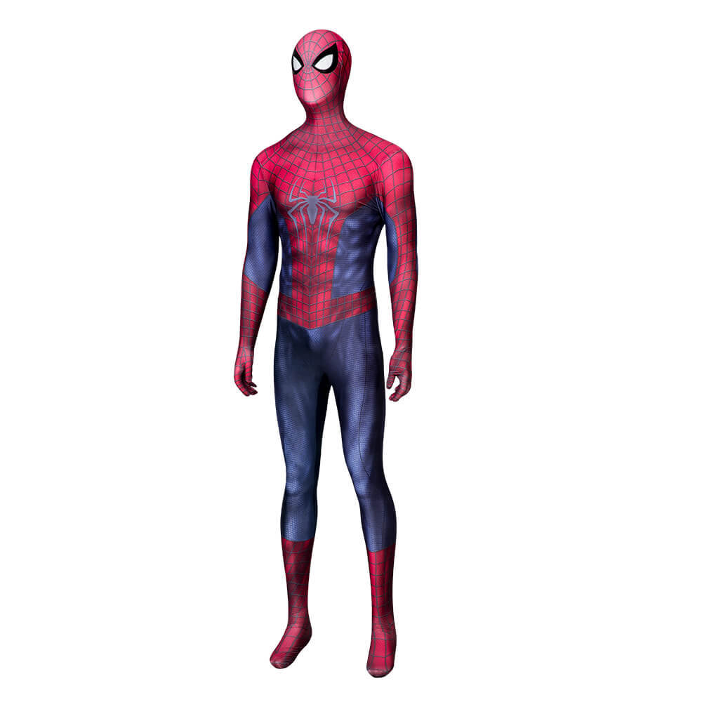 Takerlama The Amazing Spider-Man 2 Cosplay Costume Superhero Jumpsuit With Mask