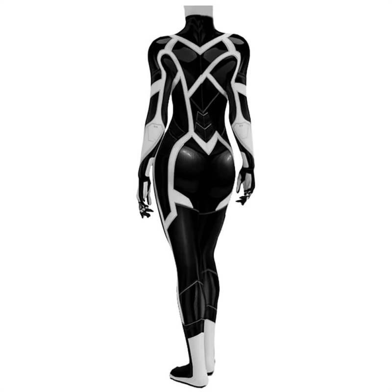 Takerlama Spider-Man 2 Black Cat Bodysuit Superheroe Cosplay Costume Adults Kids