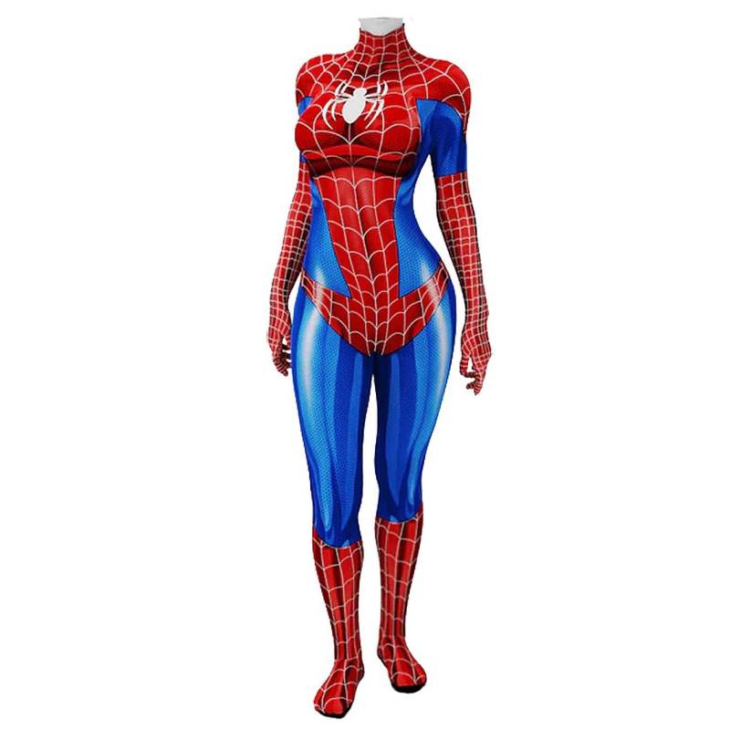 Takerlama Spider-Woman Cosplay Costume Mary Jane Classic Suit Adults Kids