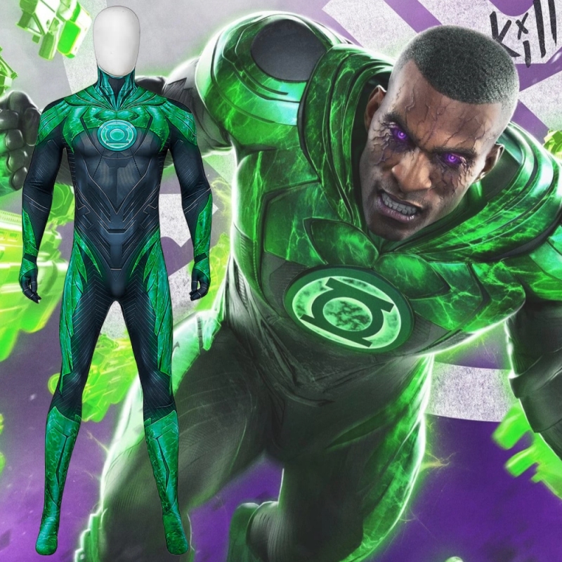 Takerlama Suicide Squad Kill the Justice League Green Lantern Cosplay Costume