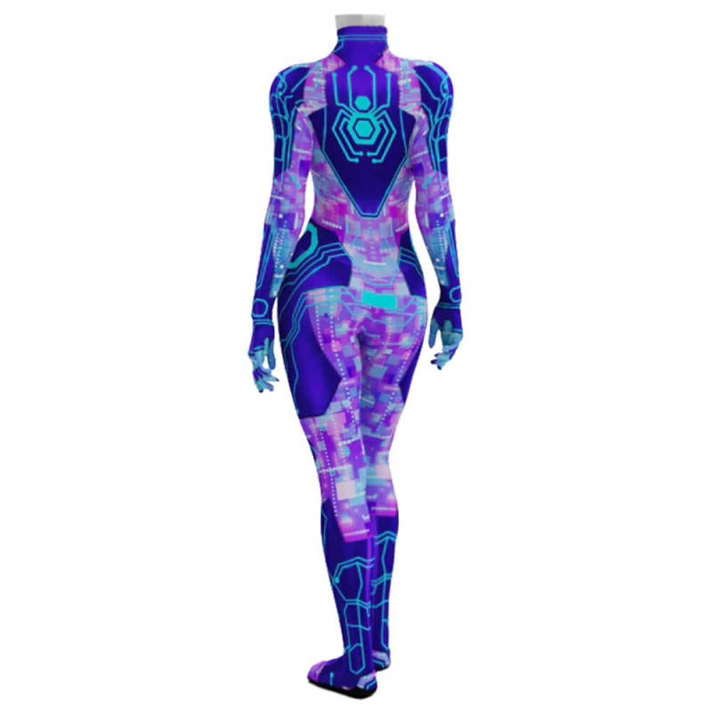 Takerlama Spider-Byte Jumpsuit Spider-Man Across the Spider-Verse Cosplay Costume Adults Kids