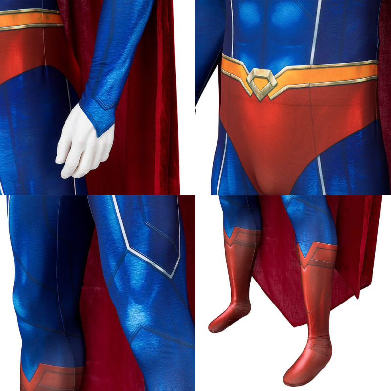 Takerlama Suicide Squad: Kill the Justice League Superman Cosplay Costume