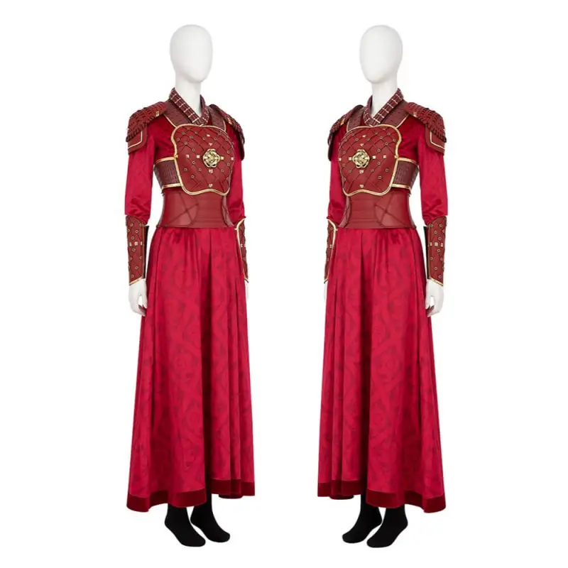 Takerlama What If Season 2 Hela Cosplay Costume Red Outfits