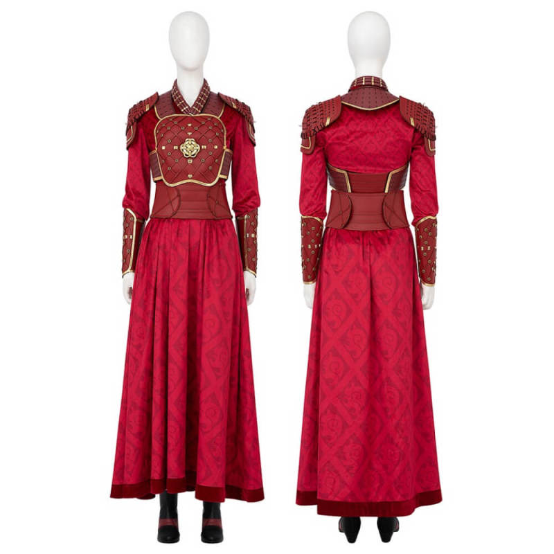 Takerlama What If Season 2 Hela Cosplay Costume Red Outfits