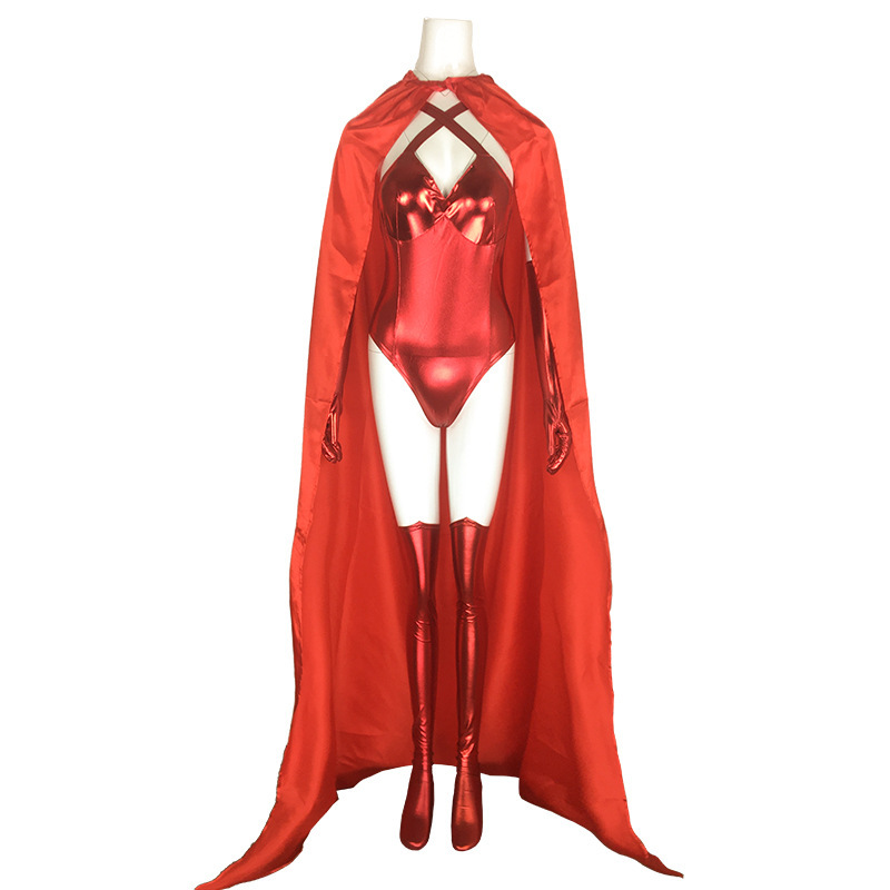 Takerlama Scarlet Witch Wanda Maximoff Cosplay Costume-WandaVision