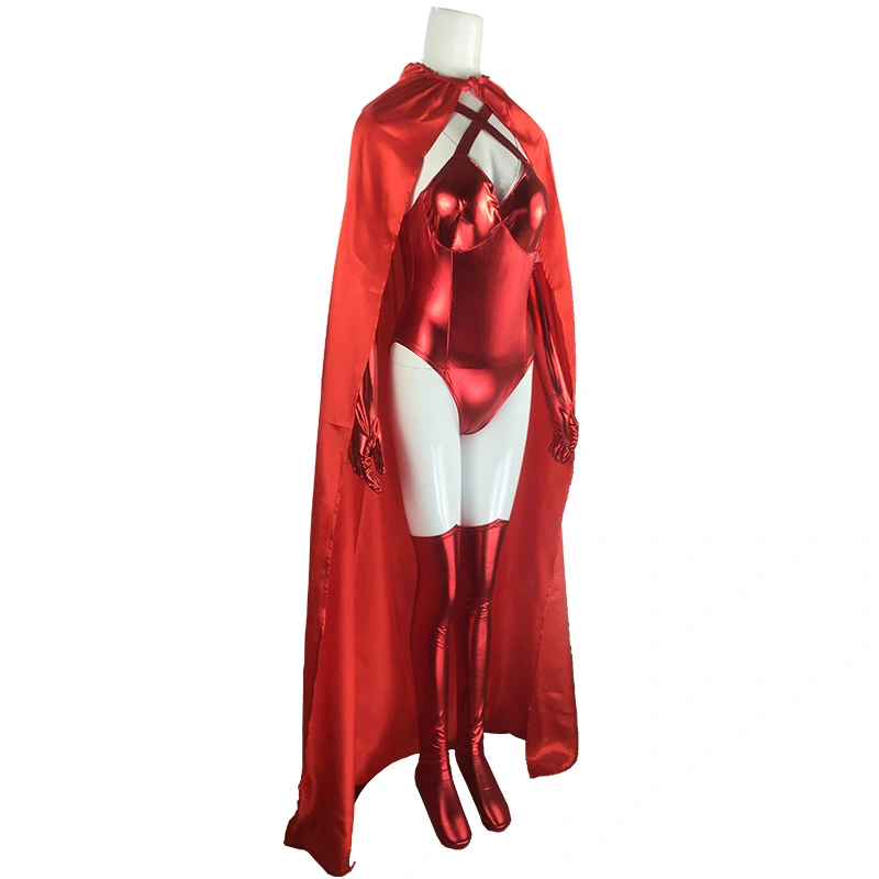 Takerlama Scarlet Witch Wanda Maximoff Cosplay Costume-WandaVision