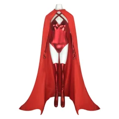 Takerlama Scarlet Witch Wanda Maximoff Cosplay Costume-WandaVision