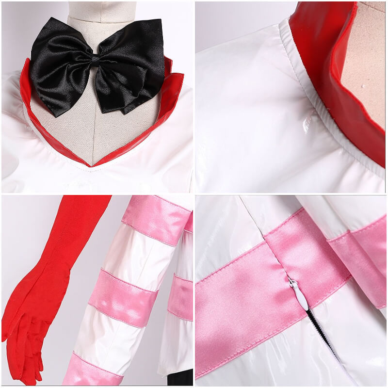 Takerlama Hazbin Hotel Angel Dust Cosplay Costume Unisex
