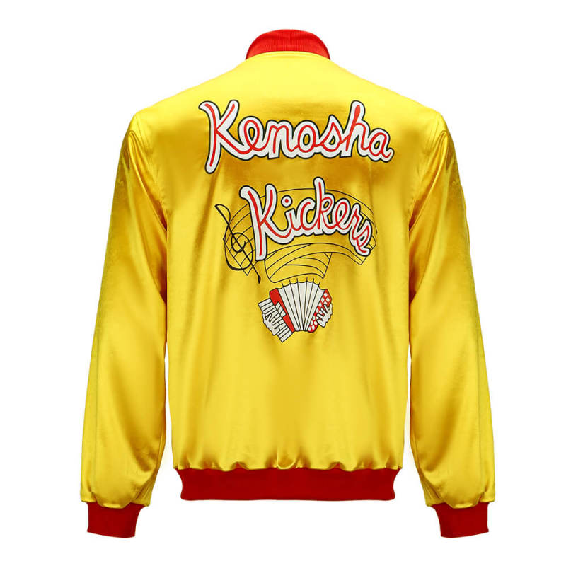 Takerlama Home Alone Kenosha Kickers Team Cosplay Costume Gus Polinski Yellow Jacket