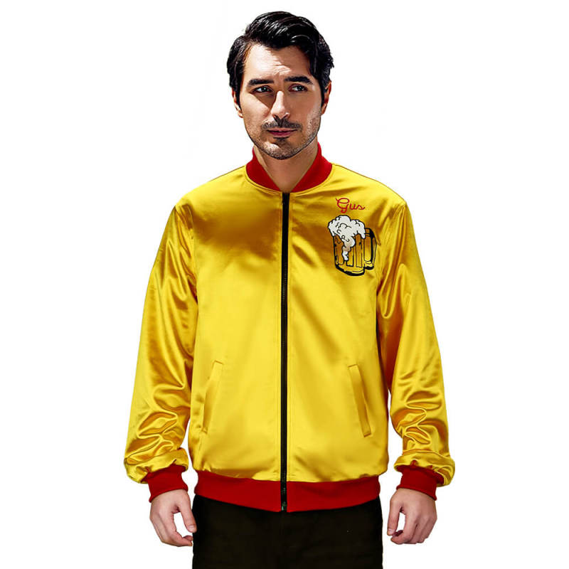 Takerlama Home Alone Kenosha Kickers Team Cosplay Costume Gus Polinski Yellow Jacket