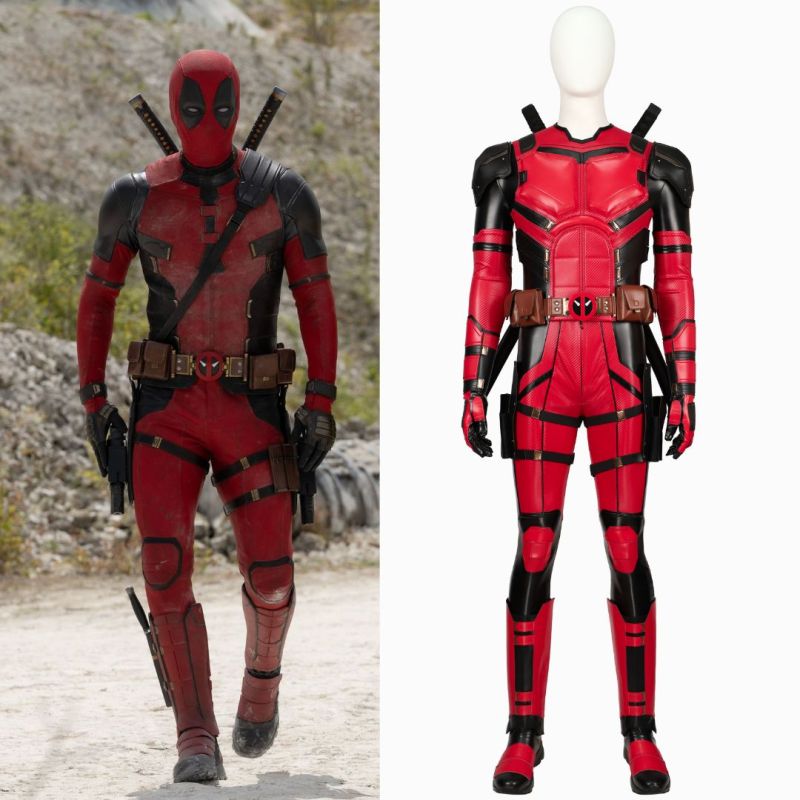 Takerlama Deadpool 3 Wade Wilson Cosplay Costume Movie Deadpool & Wolverine