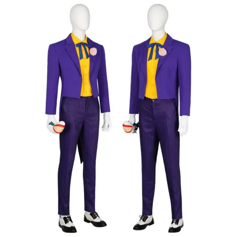 Takerlama Classic Joker Purple Cosplay Costume 1992 Batman The Animated Series