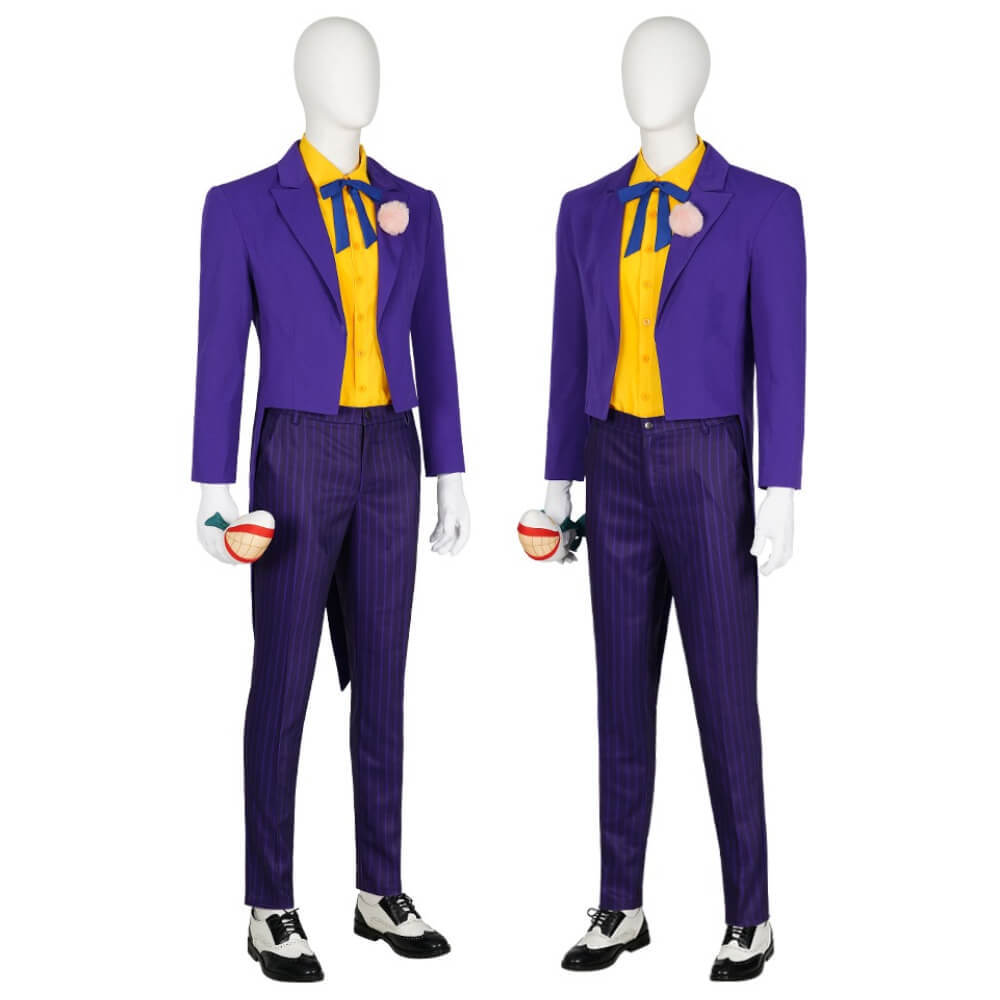 Takerlama Classic Joker Purple Cosplay Costume 1992 Batman The Animated Series