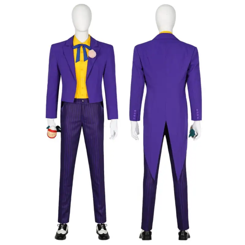 Takerlama Classic Joker Purple Cosplay Costume 1992 Batman The Animated Series