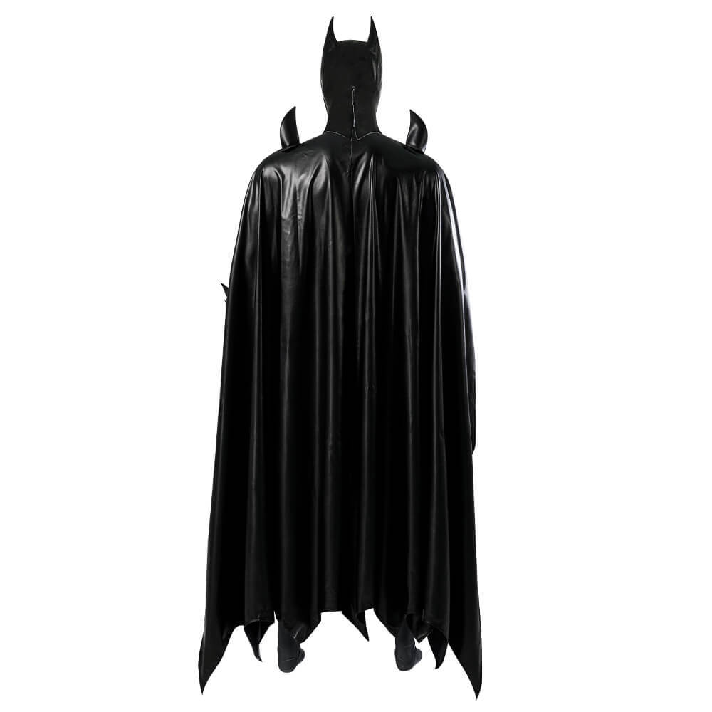 Takerlama Batman Flashpoint Costume Thomas Wayne Jumpsuit With Cowl Cloak