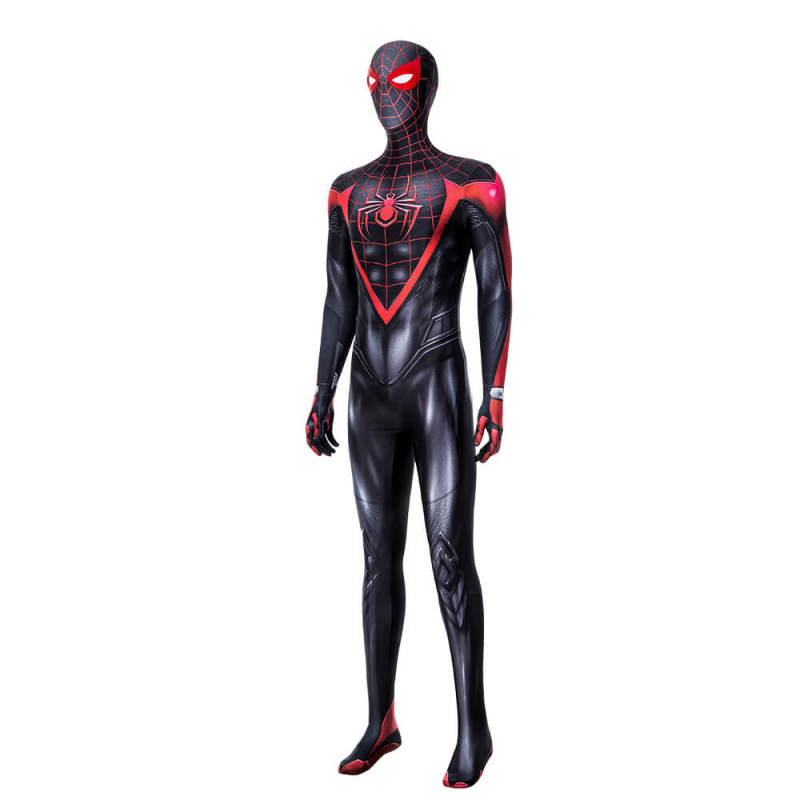 Marvel's Spider-Man 2 Miles Morales Cosplay Costume Mask Takerlama