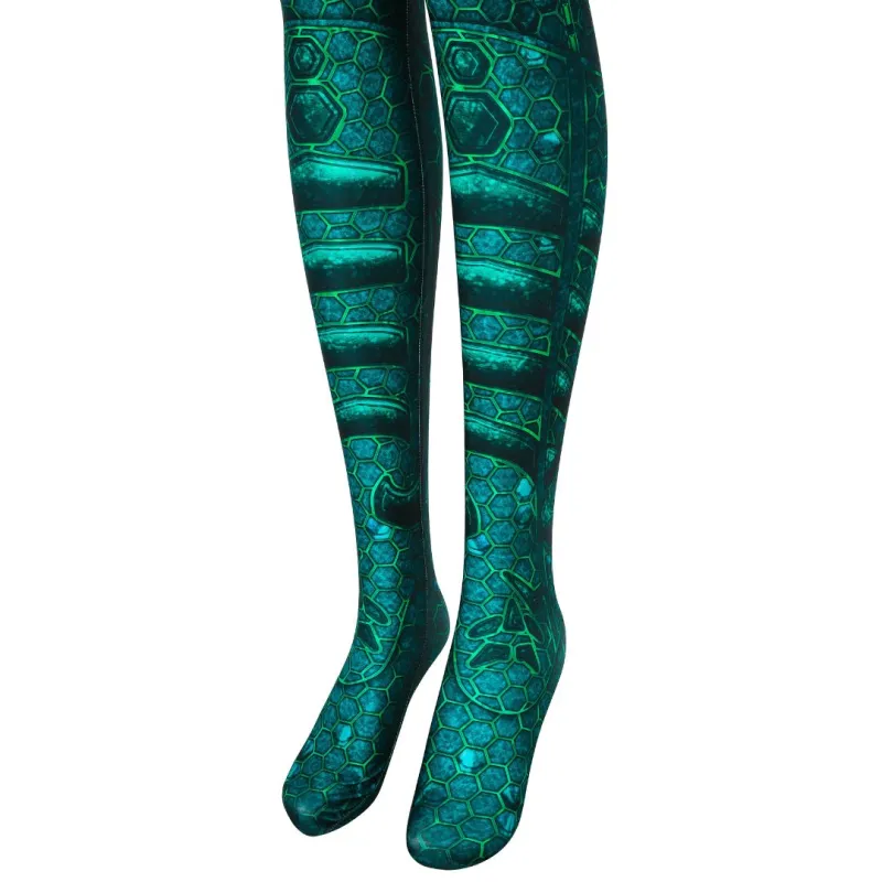 Aquaman 2 Mera Cosplay Costume DC Superheroine Amber Heard Movie Aquaman and the Lost Kingdom Takerlama