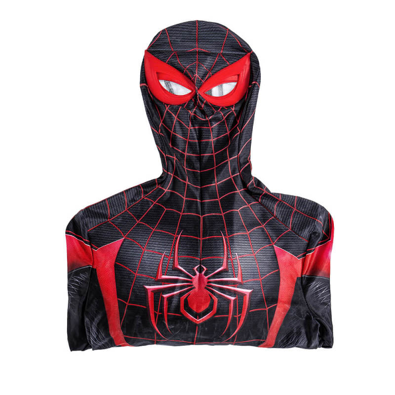 Marvel's Spider-Man 2 Miles Morales Cosplay Costume Mask Takerlama