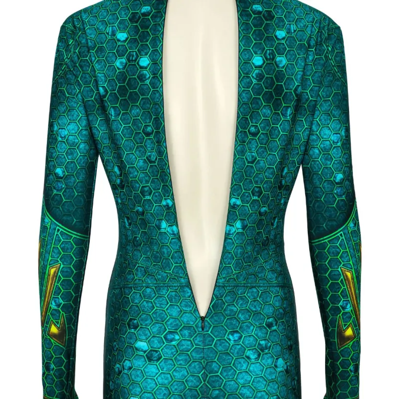 Aquaman 2 Mera Cosplay Costume DC Superheroine Amber Heard Movie Aquaman and the Lost Kingdom Takerlama