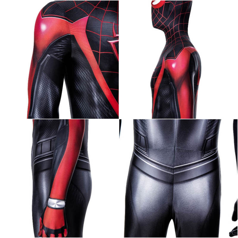 Marvel's Spider-Man 2 Miles Morales Cosplay Costume Mask Takerlama