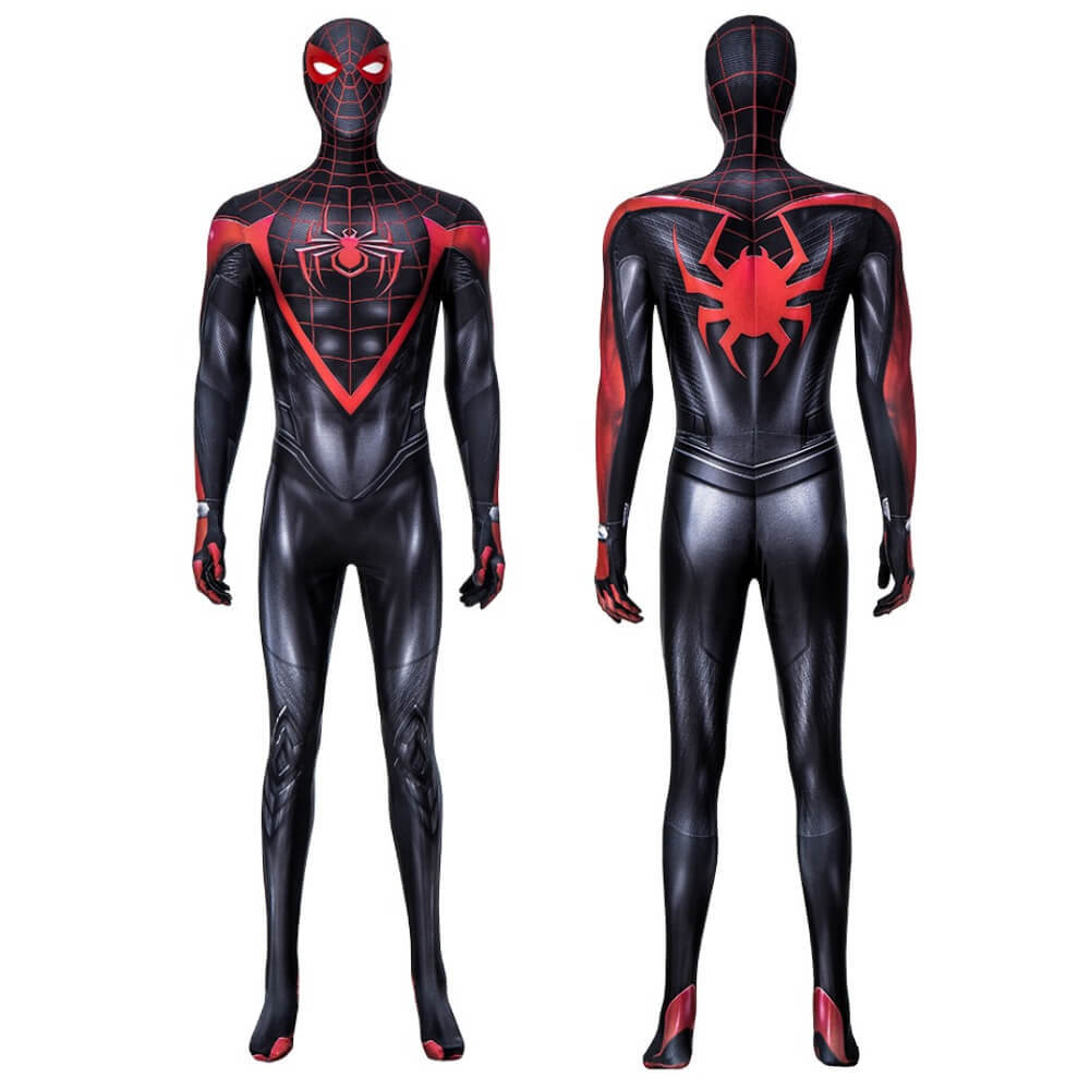 Marvel's Spider-Man 2 Miles Morales Cosplay Costume Mask Takerlama