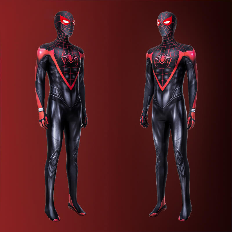 Marvel's Spider-Man 2 Miles Morales Cosplay Costume Mask Takerlama