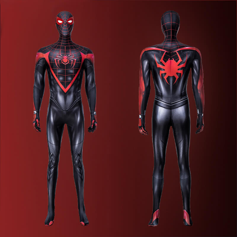 Marvel's Spider-Man 2 Miles Morales Cosplay Costume Mask Takerlama