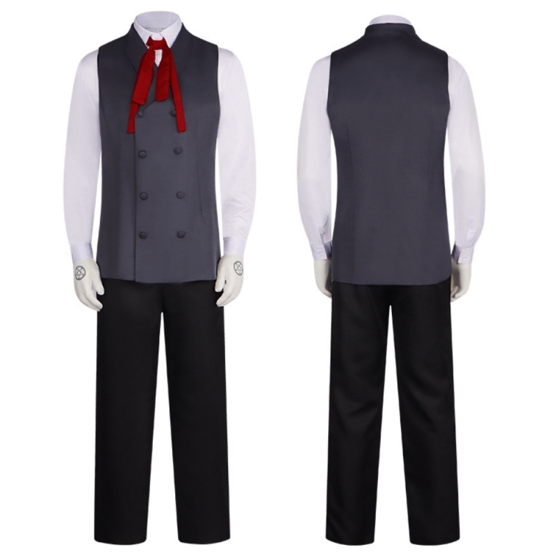 Takerlama Hellsing Alucard Cosplay Costume Red Coat Vest