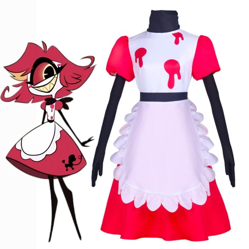 Takerlama Hazbin Hotel Niffty Maid Dress Cosplay Costume