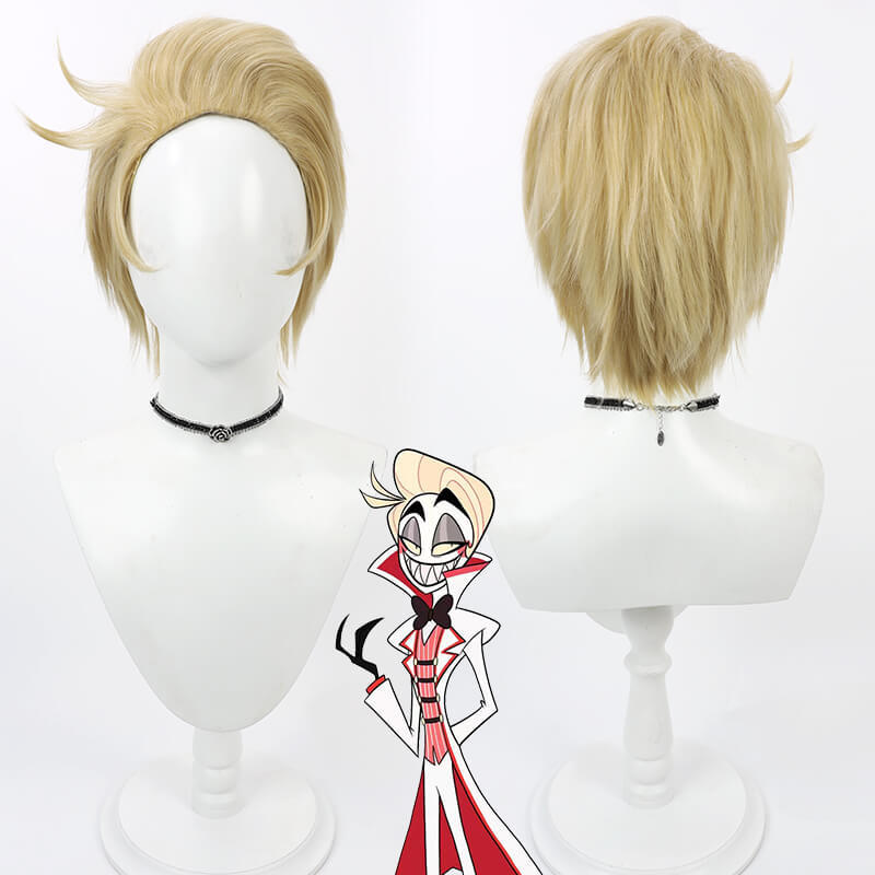 Takerlama Hazbin Hotel Lucifer Morningstar Cosplay Wig Hair
