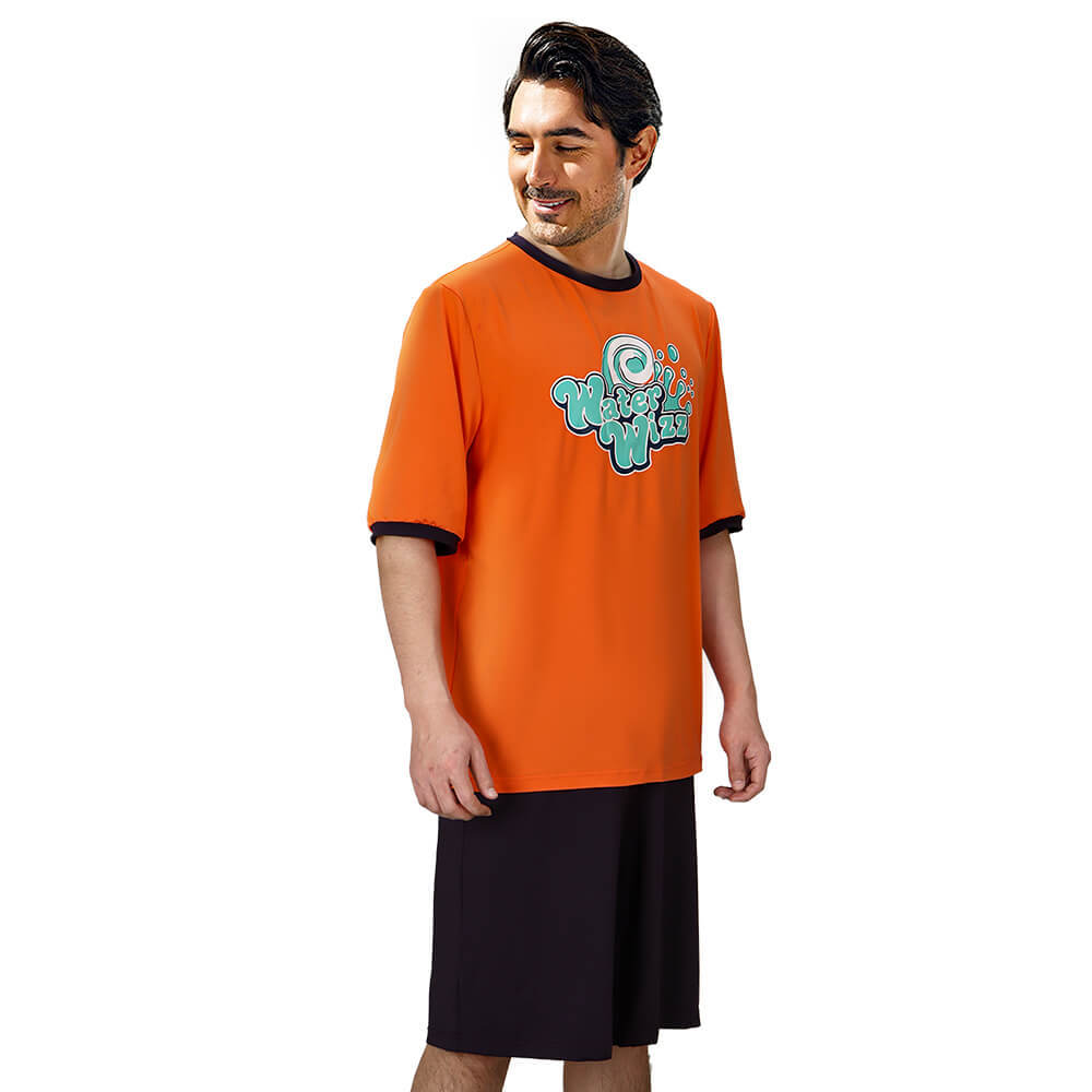 Takerlama Grown Ups Lenny Feder Basketball Jersey Water Wizz Cosplay Costume