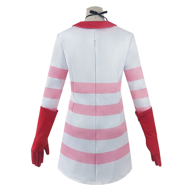 Takerlama Hazbin Hotel Angel Dust Cosplay Costume Unisex