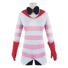 Takerlama Hazbin Hotel Angel Dust Cosplay Costume Unisex