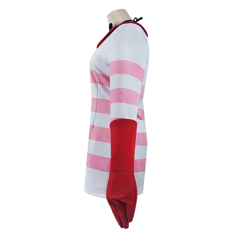 Takerlama Hazbin Hotel Angel Dust Cosplay Costume Unisex